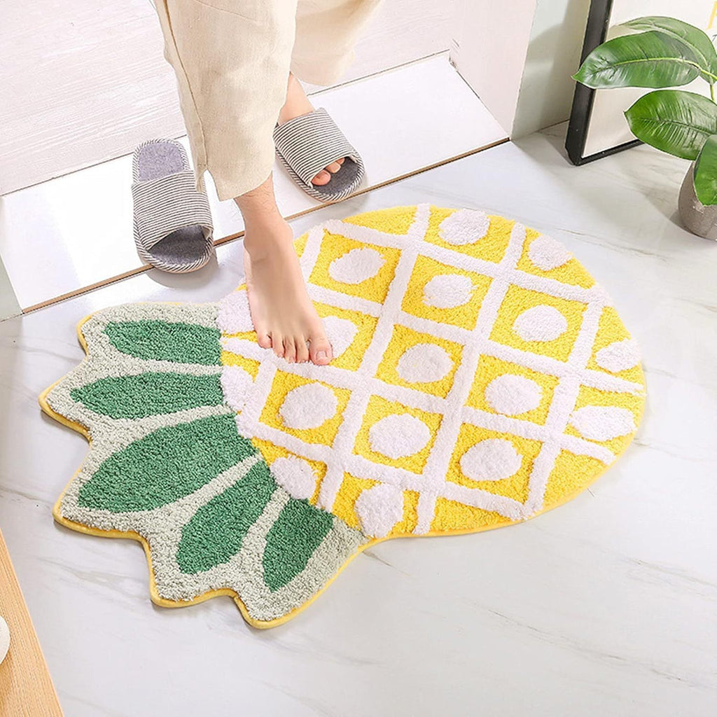 Lemon Slice Shape Bath Mat | Kelmera