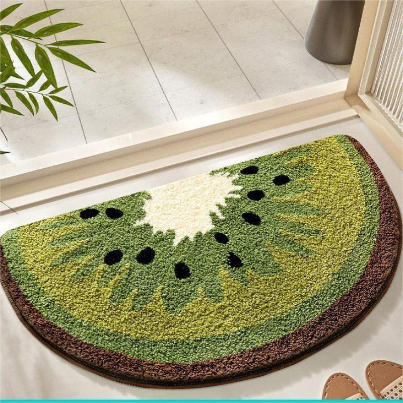 Lemon Slice Shape Bath Mat | Kelmera