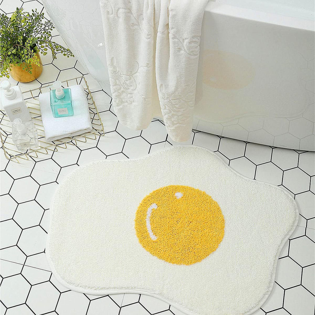 Lemon Slice Shape Bath Mat | Kelmera