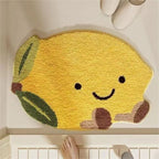 Lemon Slice Shape Bath Mat | Kelmera