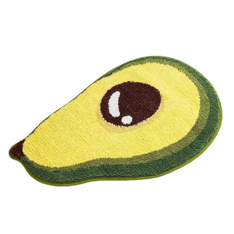 Lemon Slice Shape Bath Mat | Kelmera