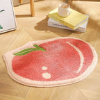 Lemon Slice Shape Bath Mat | Kelmera