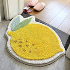 Lemon Slice Shape Bath Mat | Kelmera