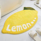 Lemon Slice Shape Bath Mat | Kelmera