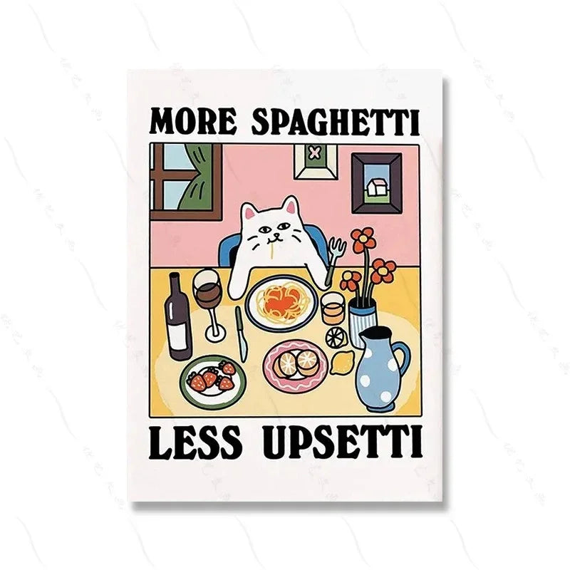 Linlendo Kitchen Canvas Print