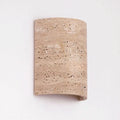 Linvunda Travertine Wall Lamp