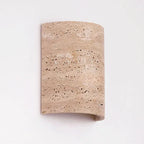 Linvunda Travertine Wall Lamp