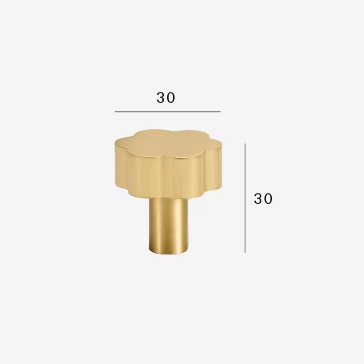 Lorfyra Brass Cabinet Knob