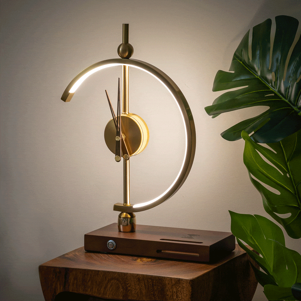 Lortia Clock Lamp (Wireless Charging)