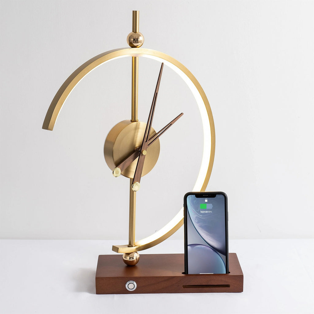 Lortia Clock Lamp (Wireless Charging)