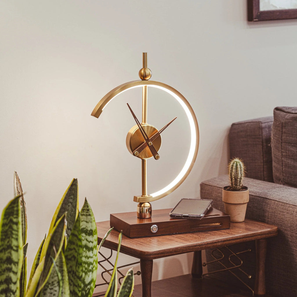 Lortia Clock Lamp (Wireless Charging)