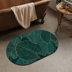 Luxurious Abstract Marble Design Bath Mat | Kelmera