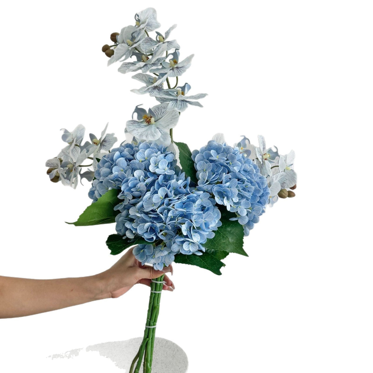 Luxurious Artificial Flower Bouquet with Blooming Orchids | Kelmera