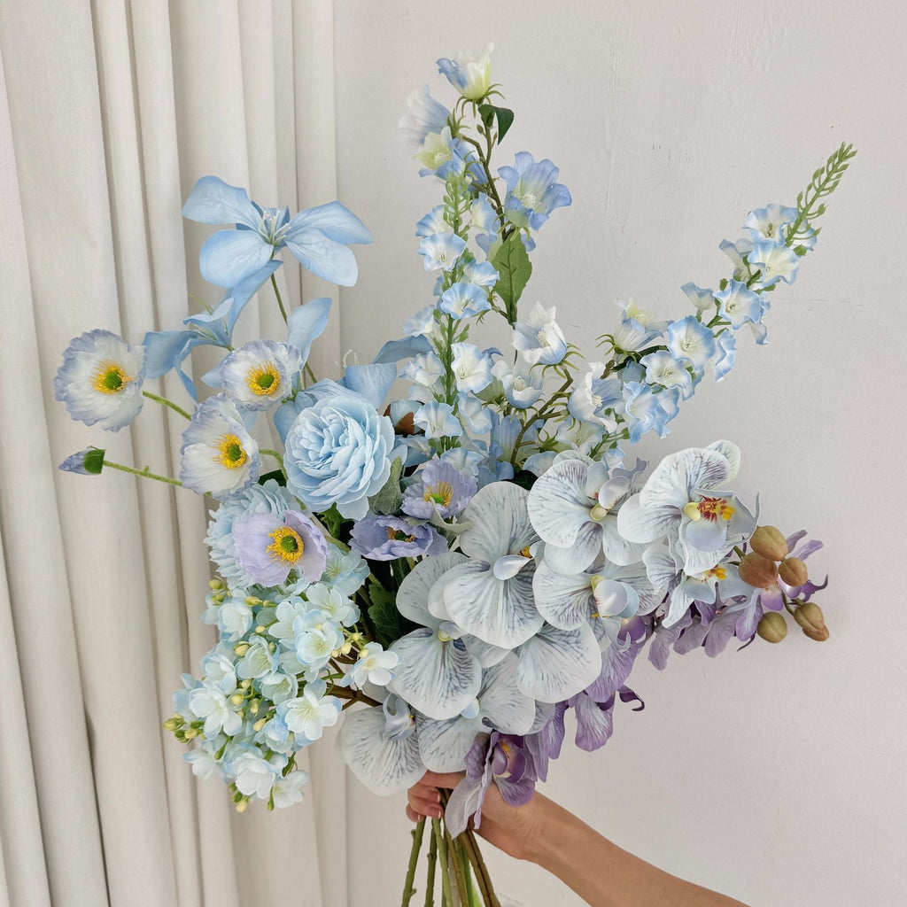 Luxurious Artificial Flower Bouquet with Blooming Orchids | Kelmera