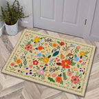 Luxurious Floral Design Bath Mat | Kelmera