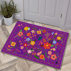 Luxurious Floral Design Bath Mat | Kelmera