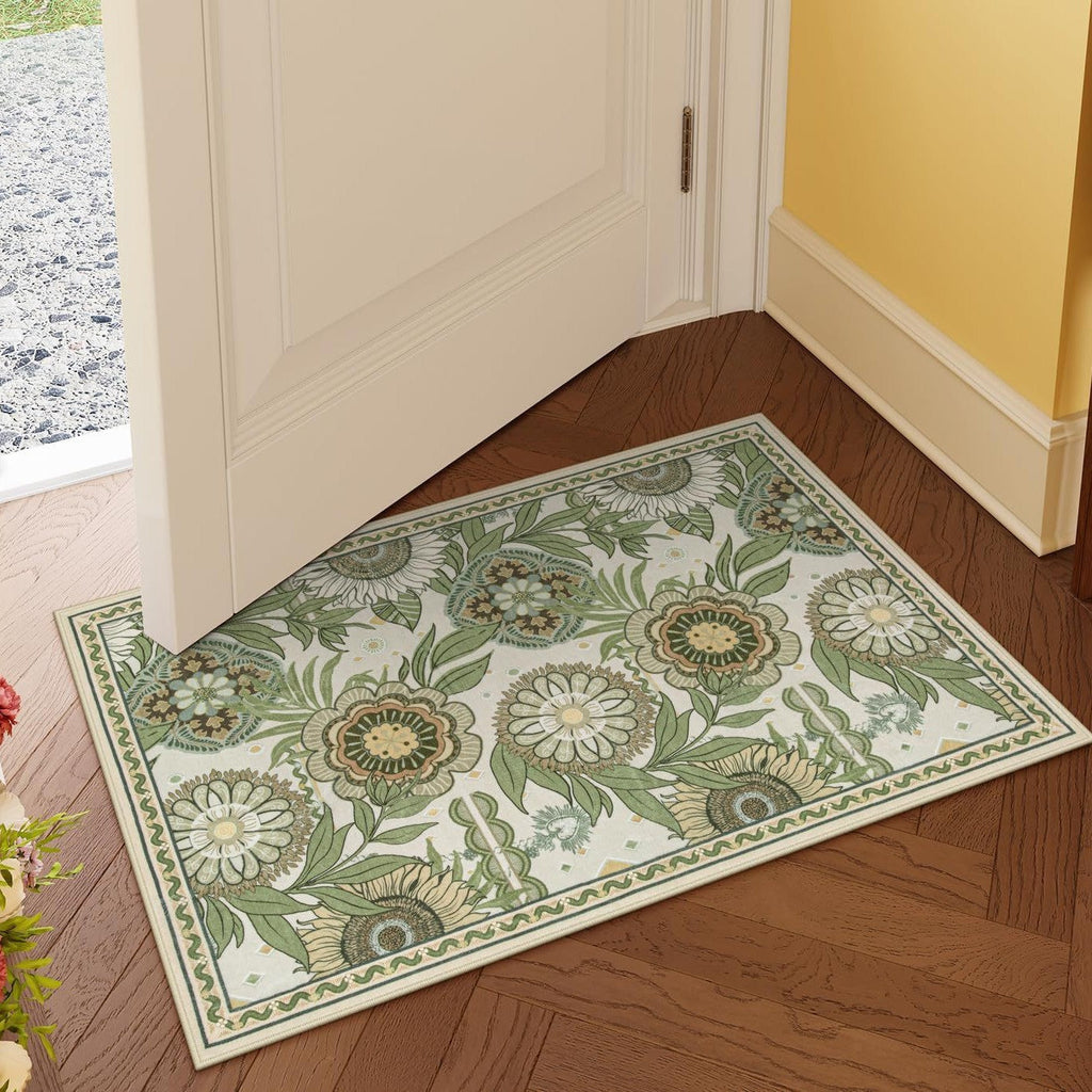 Luxurious Floral Design Bath Mat | Kelmera