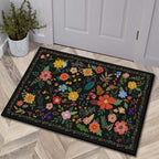 Luxurious Floral Design Bath Mat | Kelmera