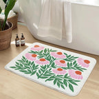 Luxurious Floral Design Bath Mat | Kelmera