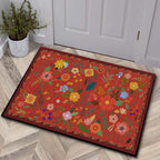 Luxurious Floral Design Bath Mat | Kelmera