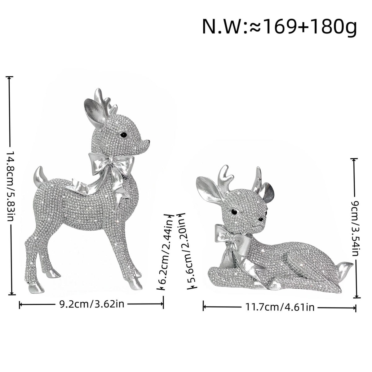 Luxurious Reindeer Sculpture | Kelmera