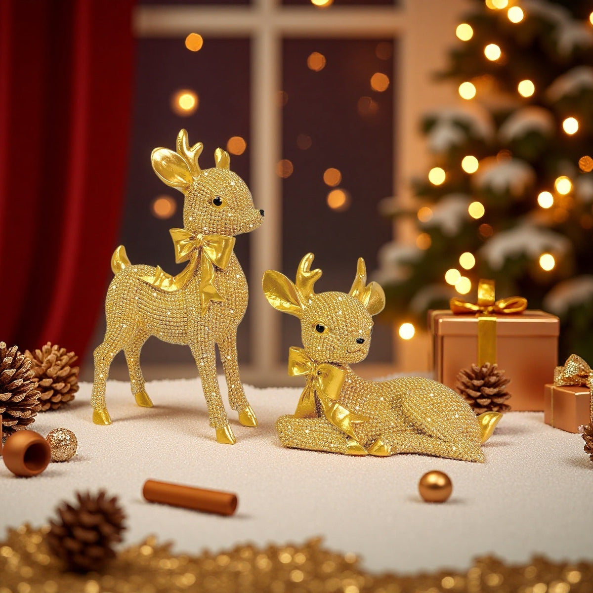 Luxurious Reindeer Sculpture | Kelmera