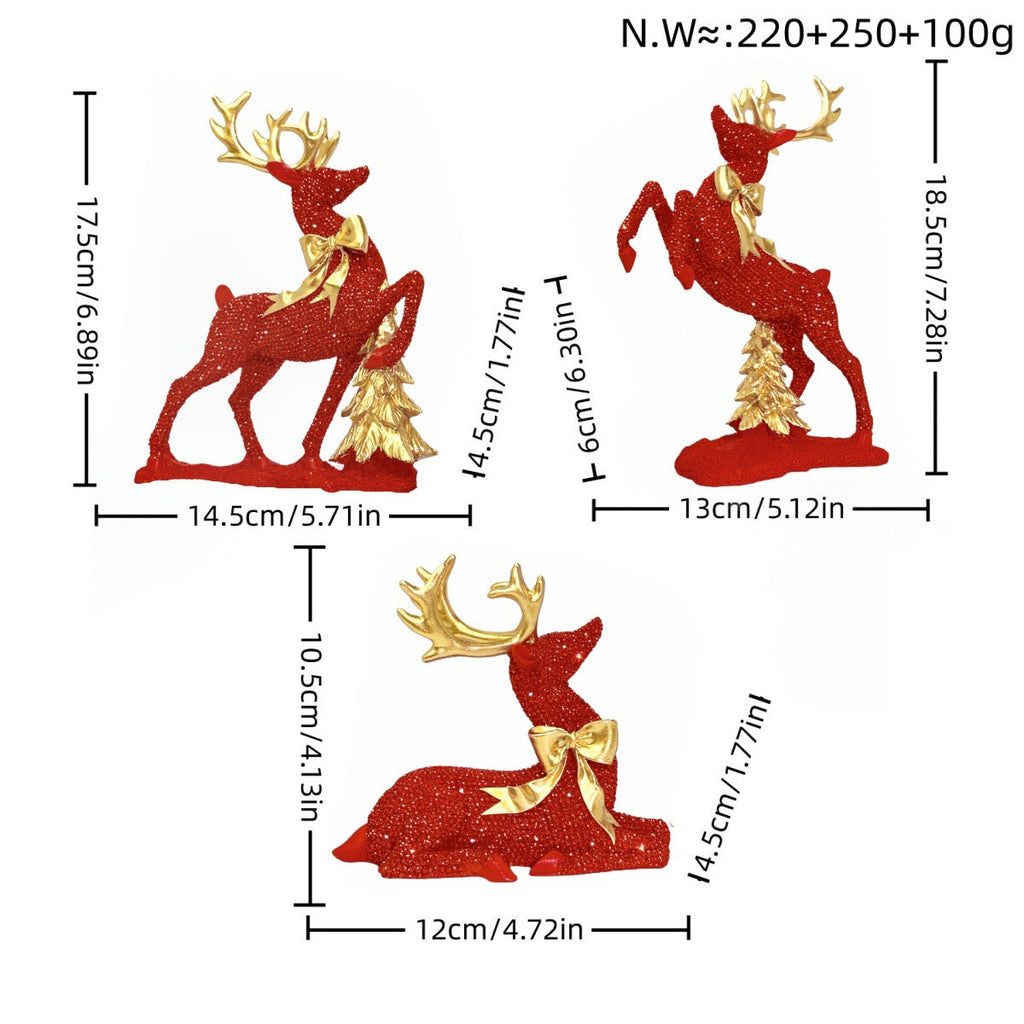Luxurious Reindeer Sculpture | Kelmera