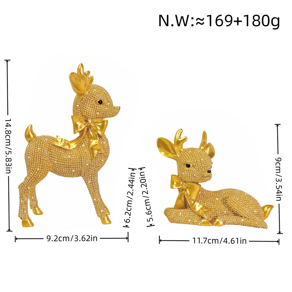 Luxurious Reindeer Sculpture | Kelmera