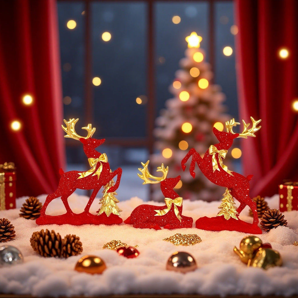 Luxurious Reindeer Sculpture | Kelmera