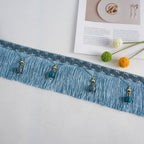 Luxury Fringe Braid with Bead Trim | Kelmera