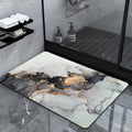 Luxury Marble-Effect Bath Mat | Kelmera