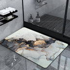 Luxury Marble-Effect Bath Mat | Kelmera