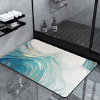 Luxury Marble-Effect Bath Mat | Kelmera