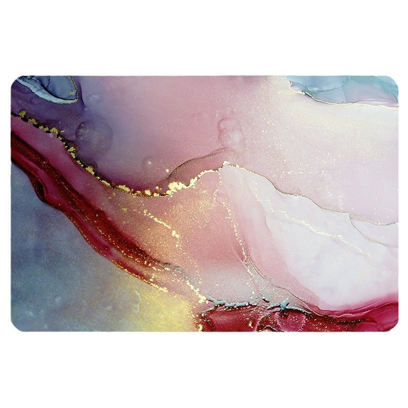 Luxury Marble-Effect Bath Mat | Kelmera