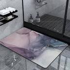 Luxury Marble-Effect Bath Mat | Kelmera