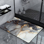 Luxury Marble-Effect Bath Mat | Kelmera