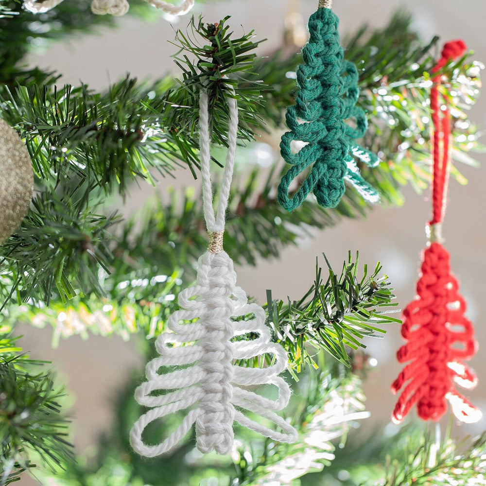 Macrame Christmas Tree Ornament | Kelmera