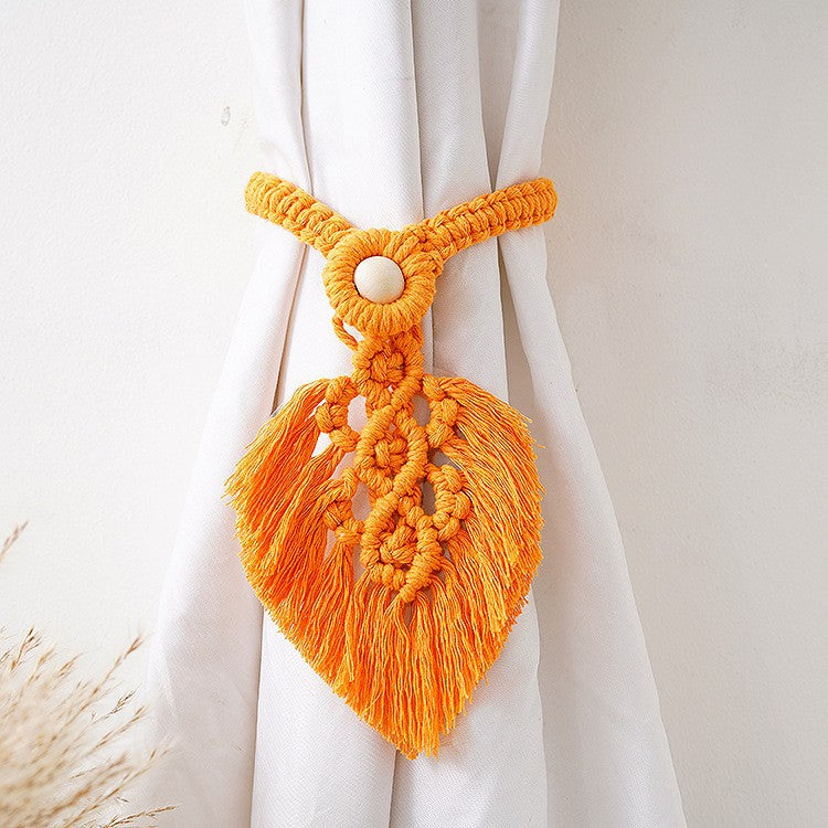 Macrame Curtain Tieback Holder | Kelmera