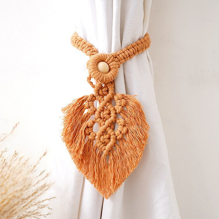 Macrame Curtain Tieback Holder | Kelmera