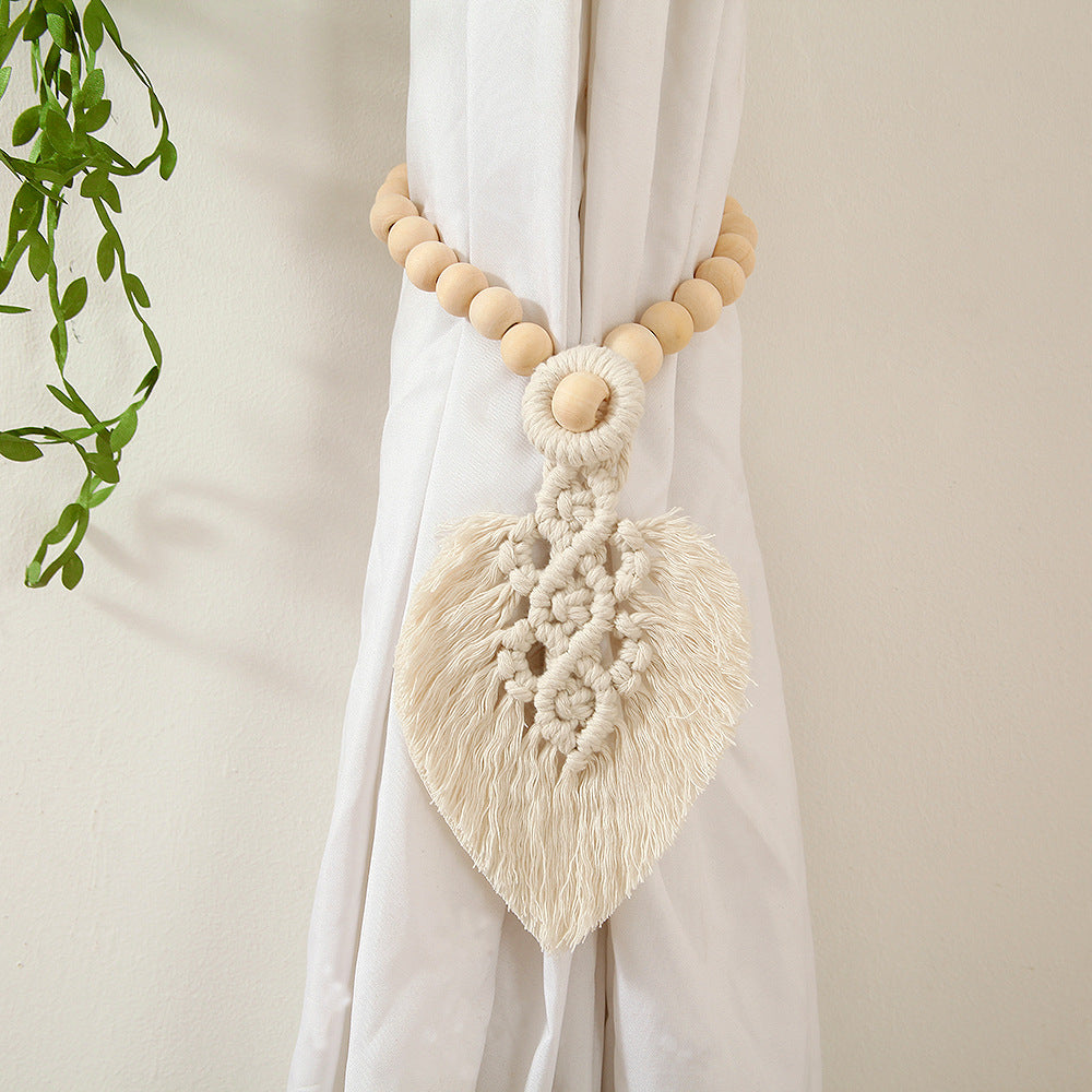 Macrame Curtain Tieback Holder | Kelmera