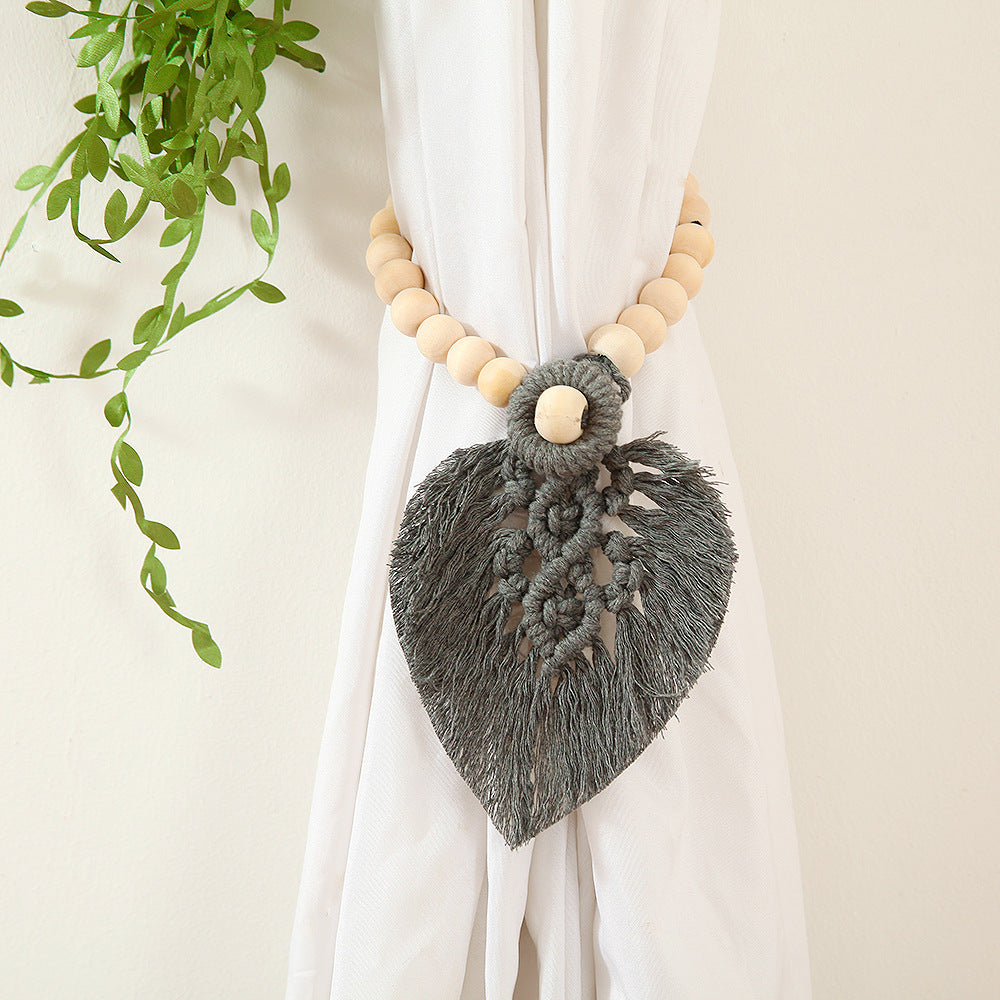 Macrame Curtain Tieback Holder | Kelmera