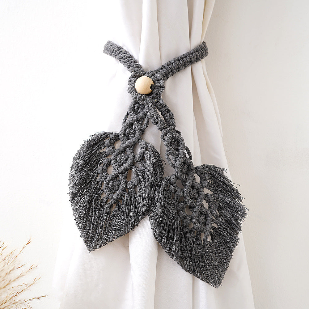 Macrame Curtain Tieback Holder | Kelmera