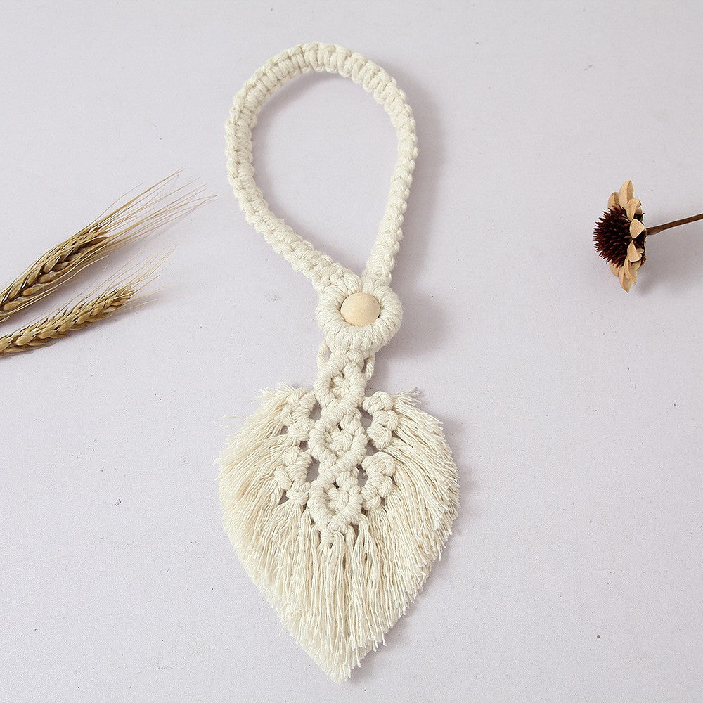 Macrame Curtain Tieback Holder | Kelmera