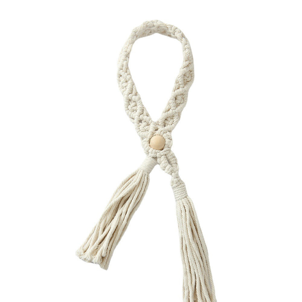 Macrame Curtain Tieback Holder | Kelmera