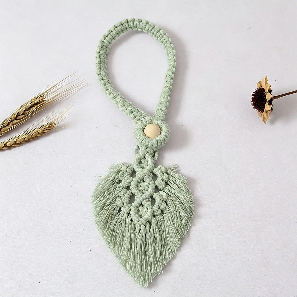 Macrame Curtain Tieback Holder | Kelmera