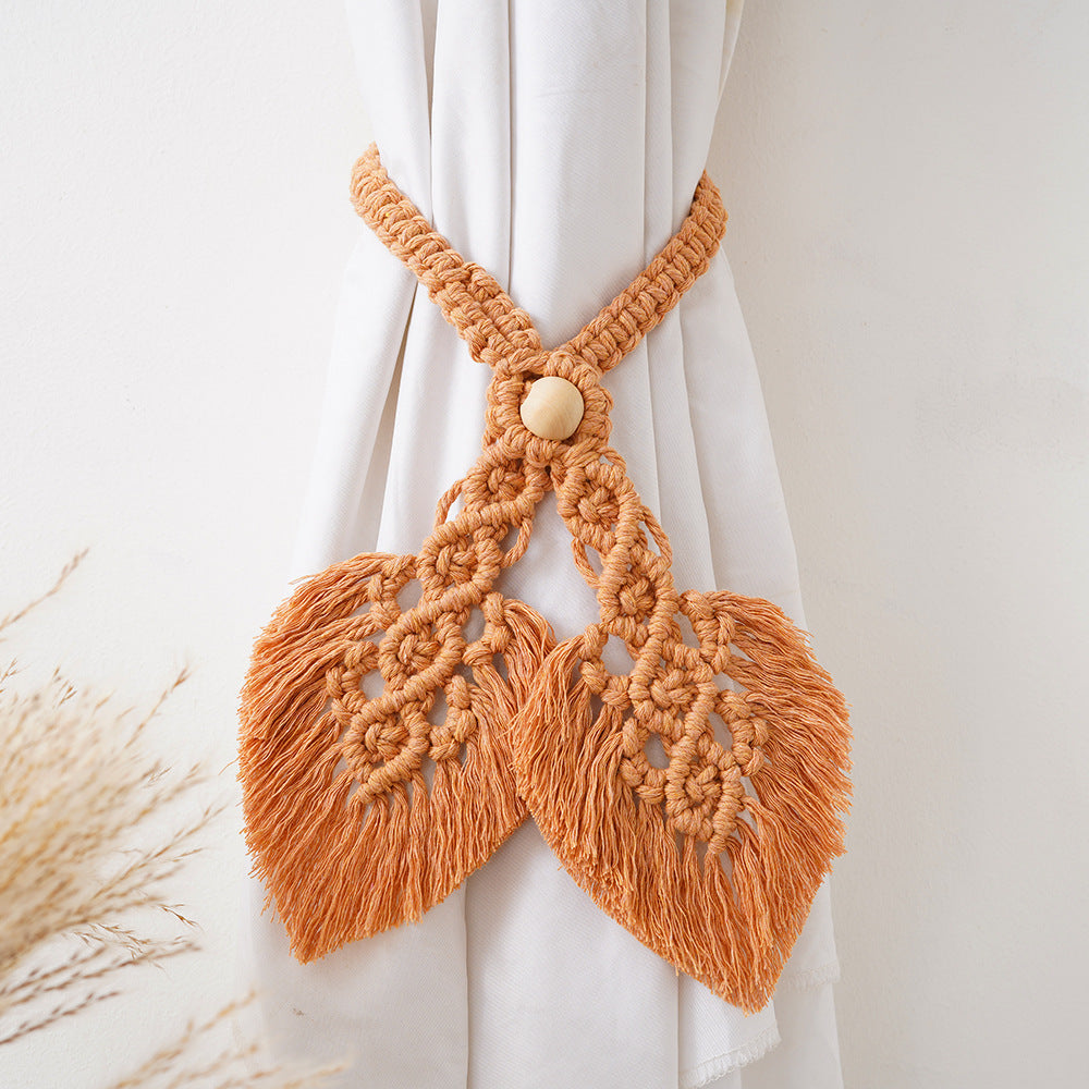 Macrame Curtain Tieback Holder | Kelmera