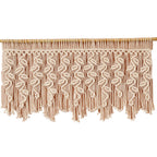Macrame Curtain with Artistic Fringes | Kelmera