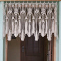 Macrame Curtain with Decorative Fringe | Kelmera