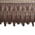 Macrame Curtain with Decorative Fringe | Kelmera