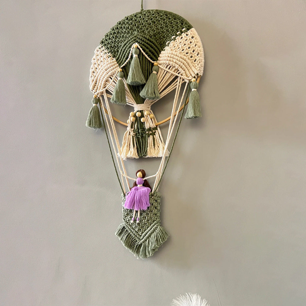 Macrame Decoration in Hot Air Balloon Design | Kelmera